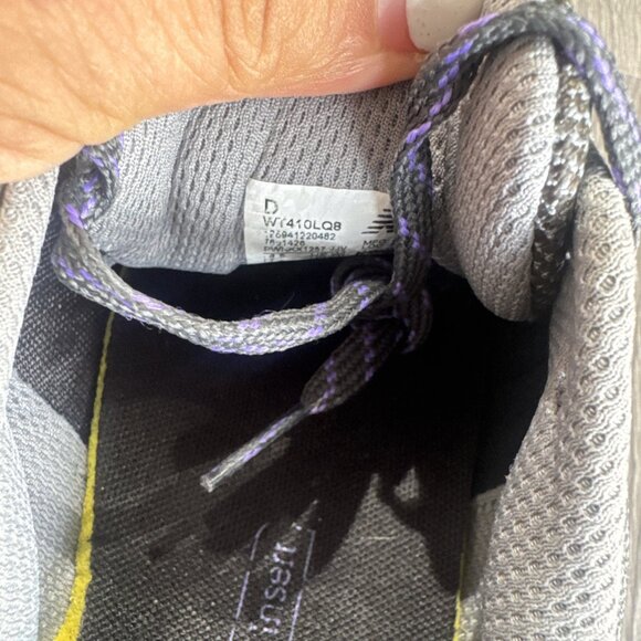 New Balance Unisex 410 V1 WT410LQ8 Gray Running Shoes Sneakers Size M 7 W 8.5 - Picture 9 of 10